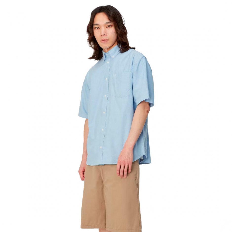 Ανδρικό Πουκάμισο Σιέλ - Carhartt WIP S/S Braxton