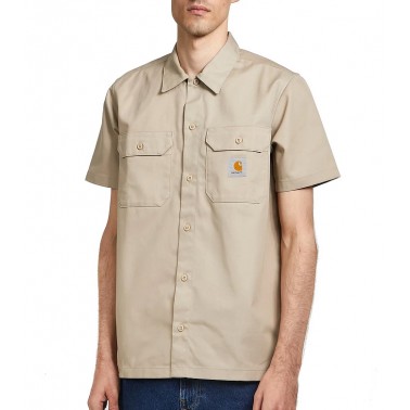 CARHARTT WIP S/S MASTER SHIRT Μπέζ