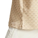 Ανδρικό Κοντομάνικο Πουκάμισο Μπεζ - adidas Originals Fashion Monogram Satin Bowling Εικόνα 2