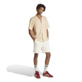 Ανδρικό Κοντομάνικο Πουκάμισο Μπεζ - adidas Originals Fashion Monogram Satin Bowling Εικόνα 3