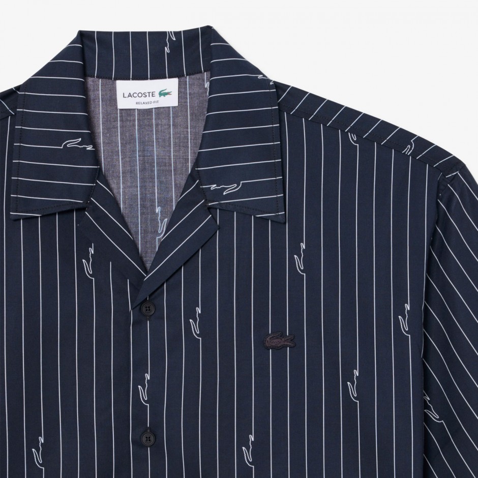 Men's Shirt Black - Lacoste 