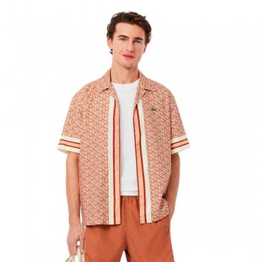 LACOSTE SHIRTS SS CORE COLLECTION CH9094F9I Brown
