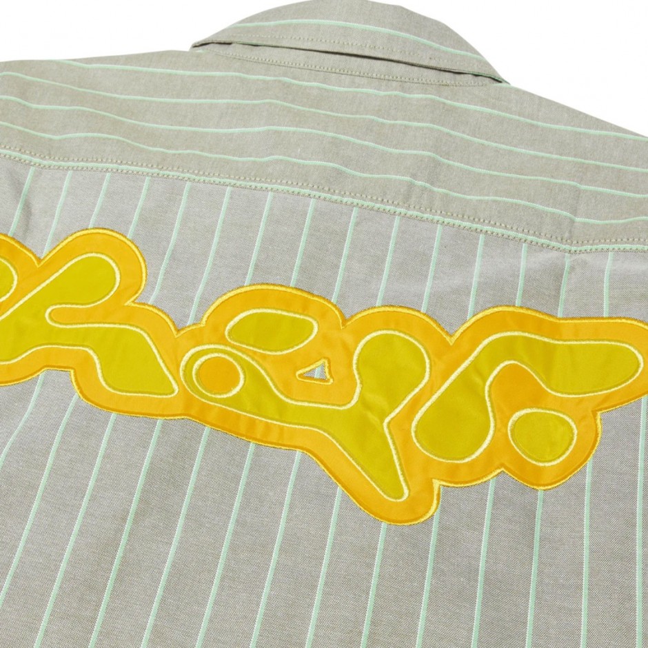 HUF PARKER S/S WORK SHIRT BU00197-DDHRB Green