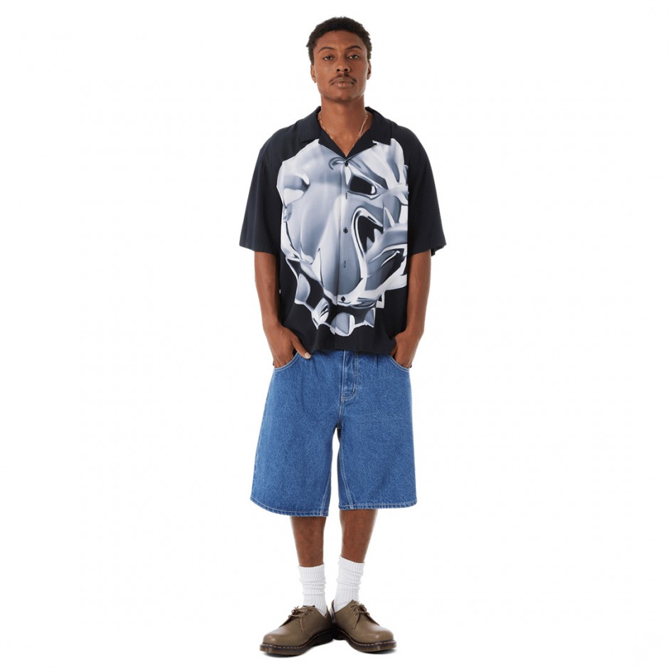 HUF BIG DAWG S/S RESORT SHIRT BU00231-BLACK Black