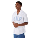 Ανδρικό Πουκάμισο Λευκό - HUF Arch Mesh Button Up Εικόνα 0