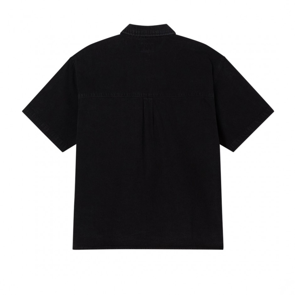 OBEY BIGWIG DENIM SHIRT SS 181210425-FBL Black