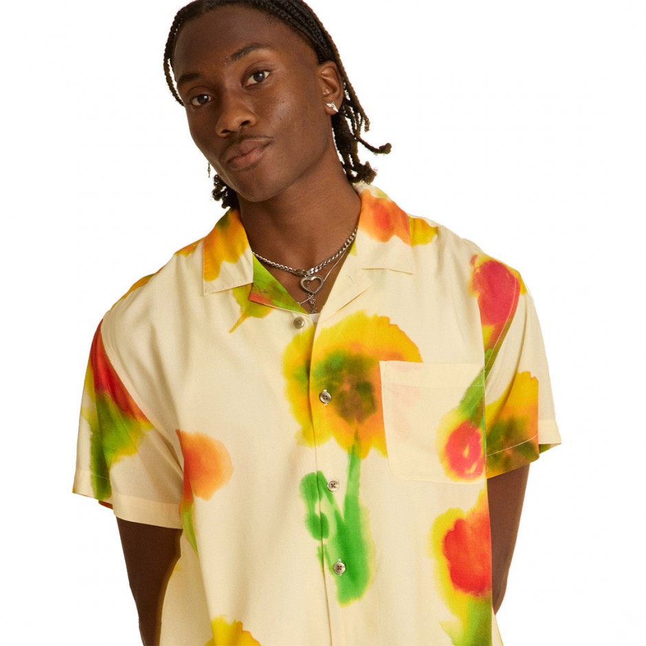 OBEY KINNEY WOVEN SS 181210438-CRM Colorful