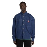 Ανδρικό Τζιν Πουκάμισο Μπλε - Dickies Mechanic Denim Εικόνα 