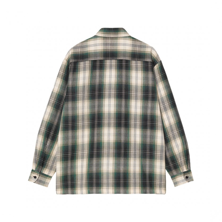 CARHARTT WIP L/S BLANTON SHIRT ACRYLIC PLAIN WEAVE I034379-2MFXX Grey