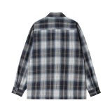 CARHARTT WIP L/S BLANTON SHIRT ACRYLIC PLAIN WEAVE I034379-2MCXX Blue Image 0