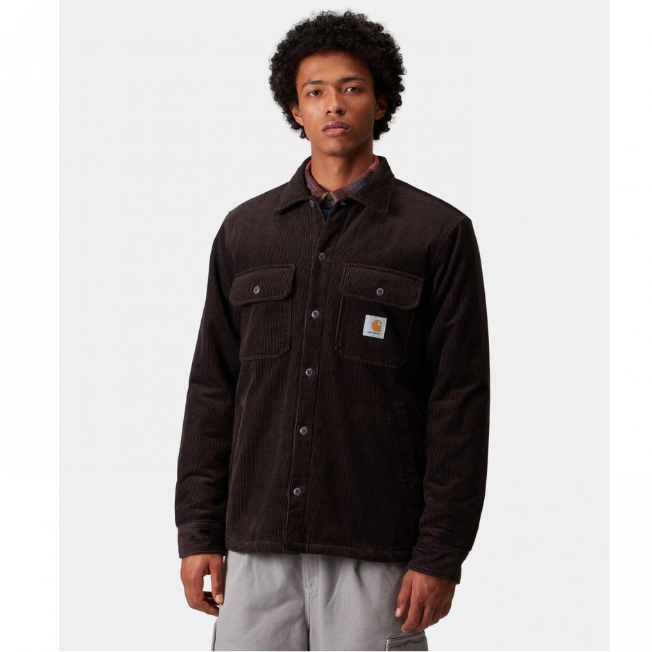 CARHARTT WIP WHITSOME SHIRT JAC I028827-33HXX Brown