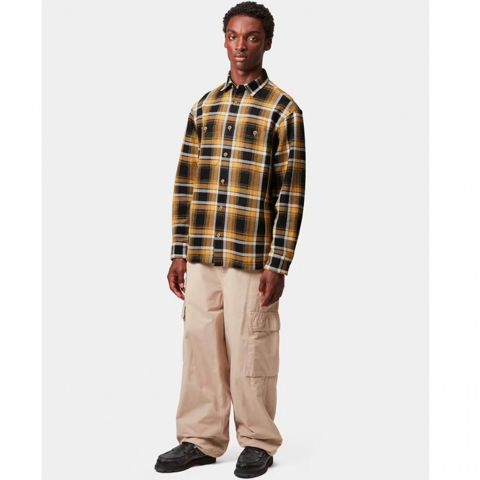CARHARTT WIP L/S VAUGHN SHIRT I035325-35UXX Mustard