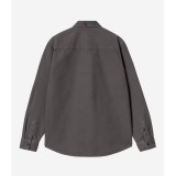 Ανδρικό Πουκάμισο Ανθρακί - Carhartt WIP L/S Bolton Εικόνα 3