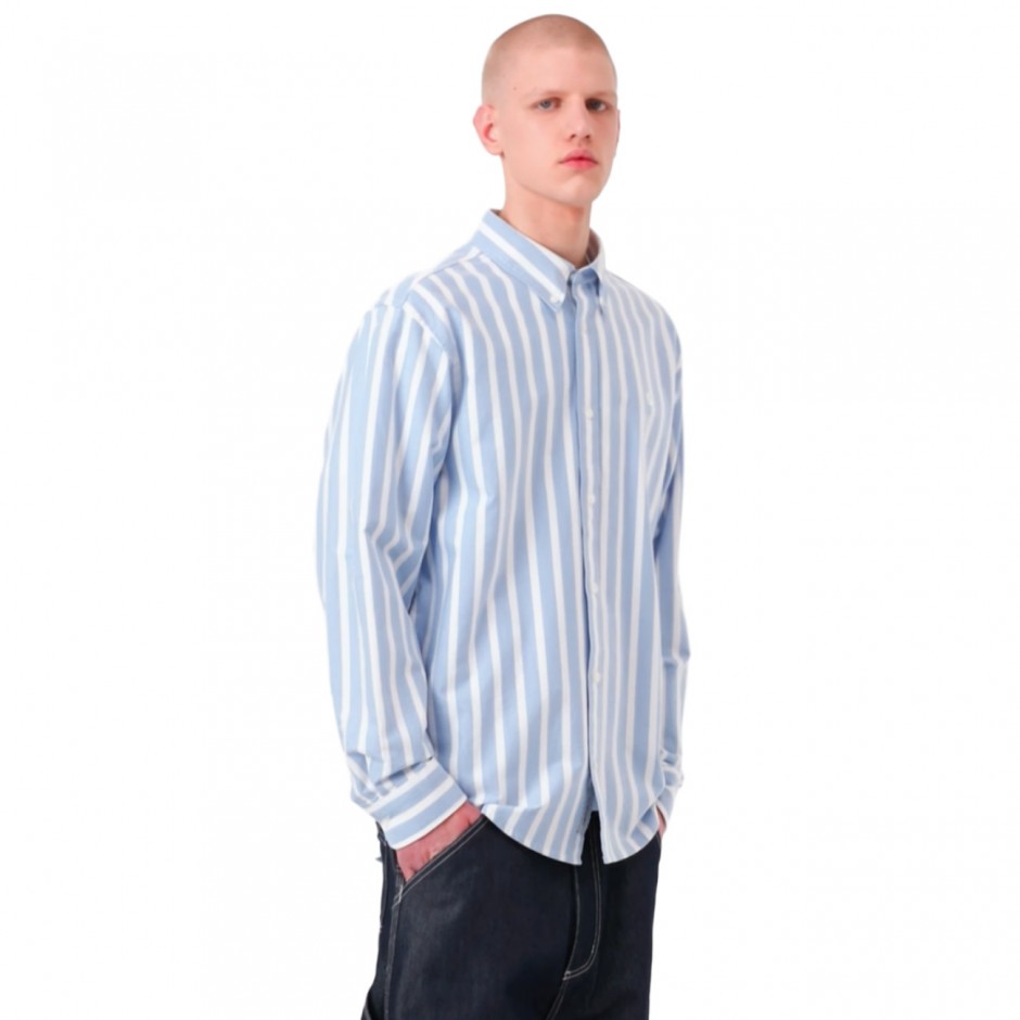 Men's Shirt Siel - Carhartt WIP L/S Deven