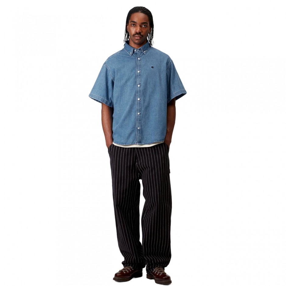 Ανδρικό Πουκάμισο Μπλε - Carhartt WIP S/S Lucas
