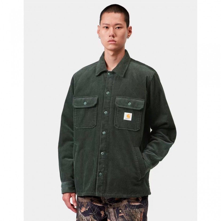 CARHARTT WIP WHITSOME SHIRT JAC I028827-3T6XX Coal