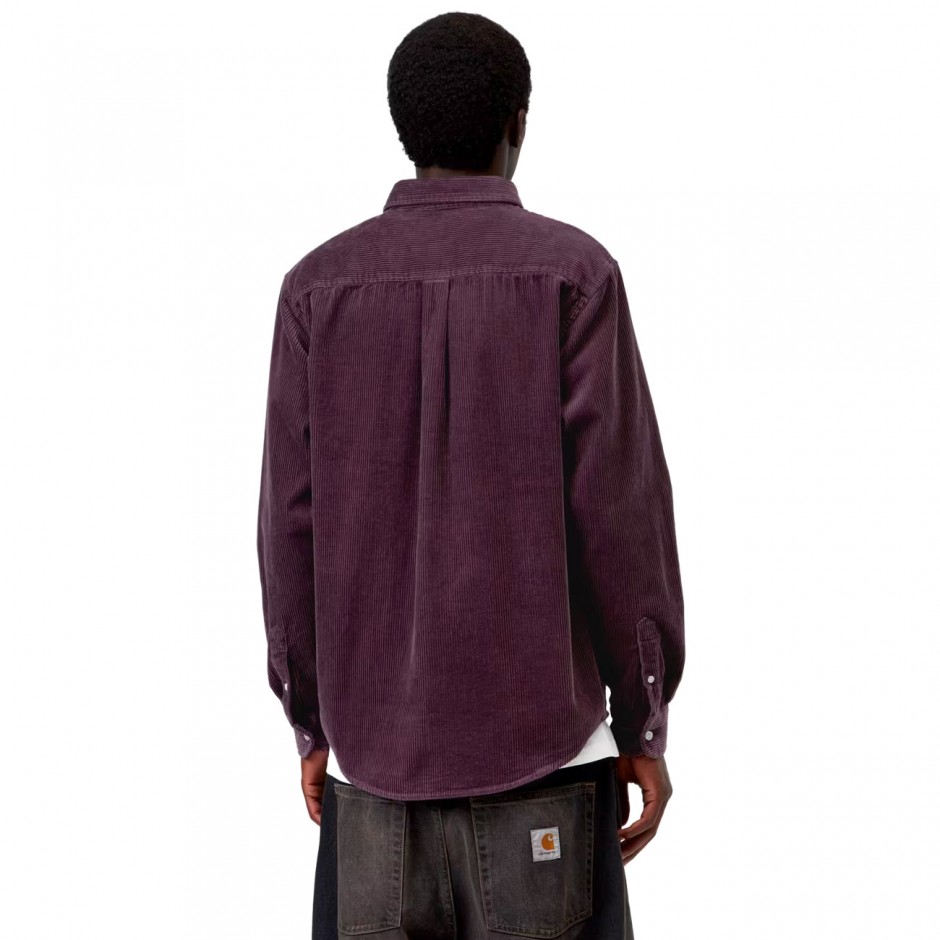 CARHARTT WIP L/S MADISON CORD SHIRT I029958-3J1XX Crimson
