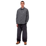 Men's Shirt Black - Carhartt WIP L/S Gowan Image 1