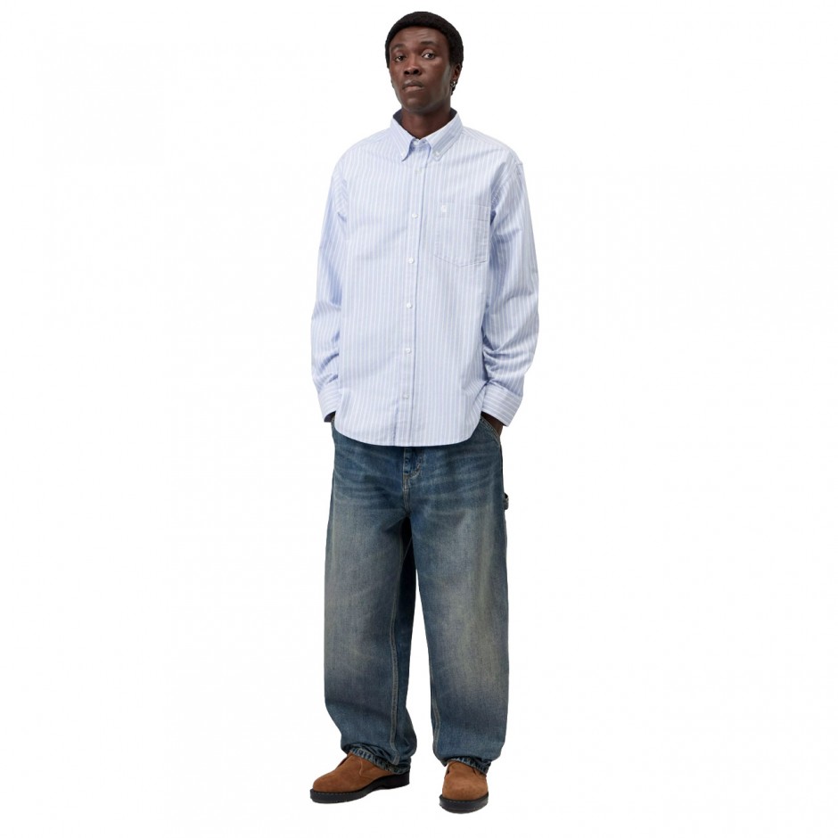Ανδρικό Πουκάμισο Σιέλ - Carhartt WIP L/S Kanan