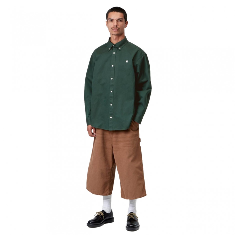 CARHARTT WIP L/S OG MADISON SHIRT I037146-3U0XX Πράσινο
