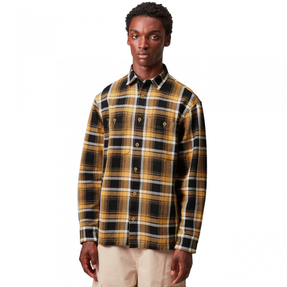 CARHARTT WIP L/S VAUGHN SHIRT I035325-35UXX Mustard