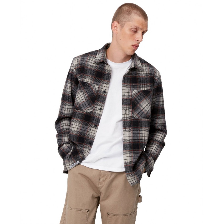 CARHARTT WIP L/S HAGEN SHIRT I029458-0INXX Πολύχρωμο