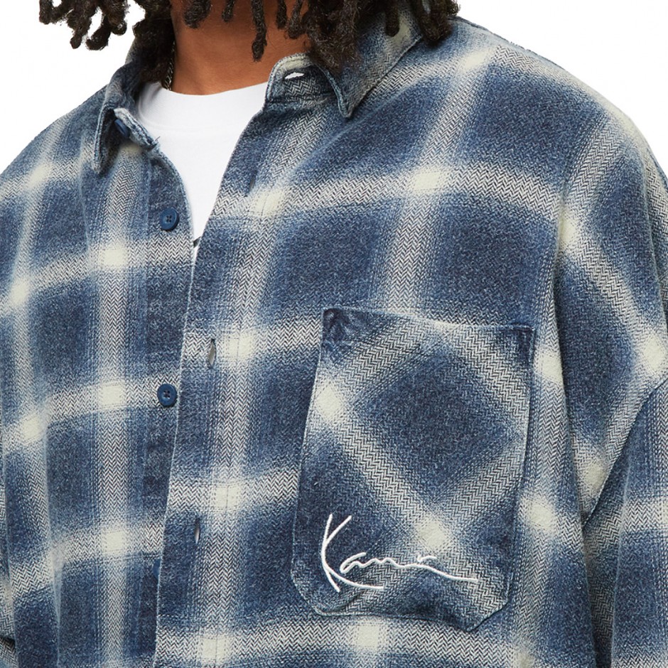 Ανδρικό Πουκάμισο Πολύχρωμο - Karl Kani Small Signature Distressed Check