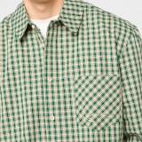 Men's Shirt Green - Karl Kani Signature Check Boxy Image 1