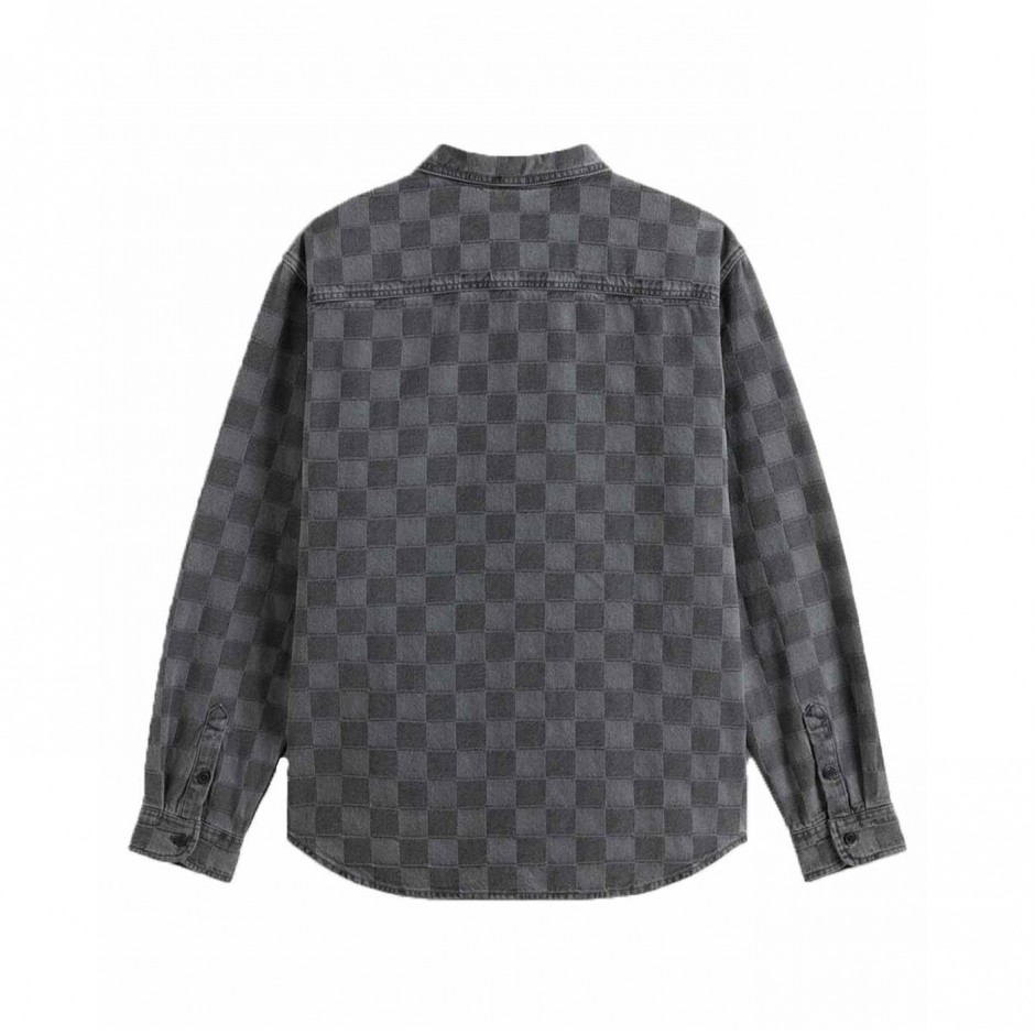 Ανδρικό Τζιν Πουκάμισο Μαύρο - Vans Hastings Checkerboard