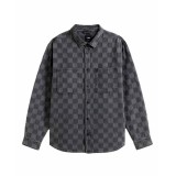 Ανδρικό Τζιν Πουκάμισο Μαύρο - Vans Hastings Checkerboard Εικόνα 
