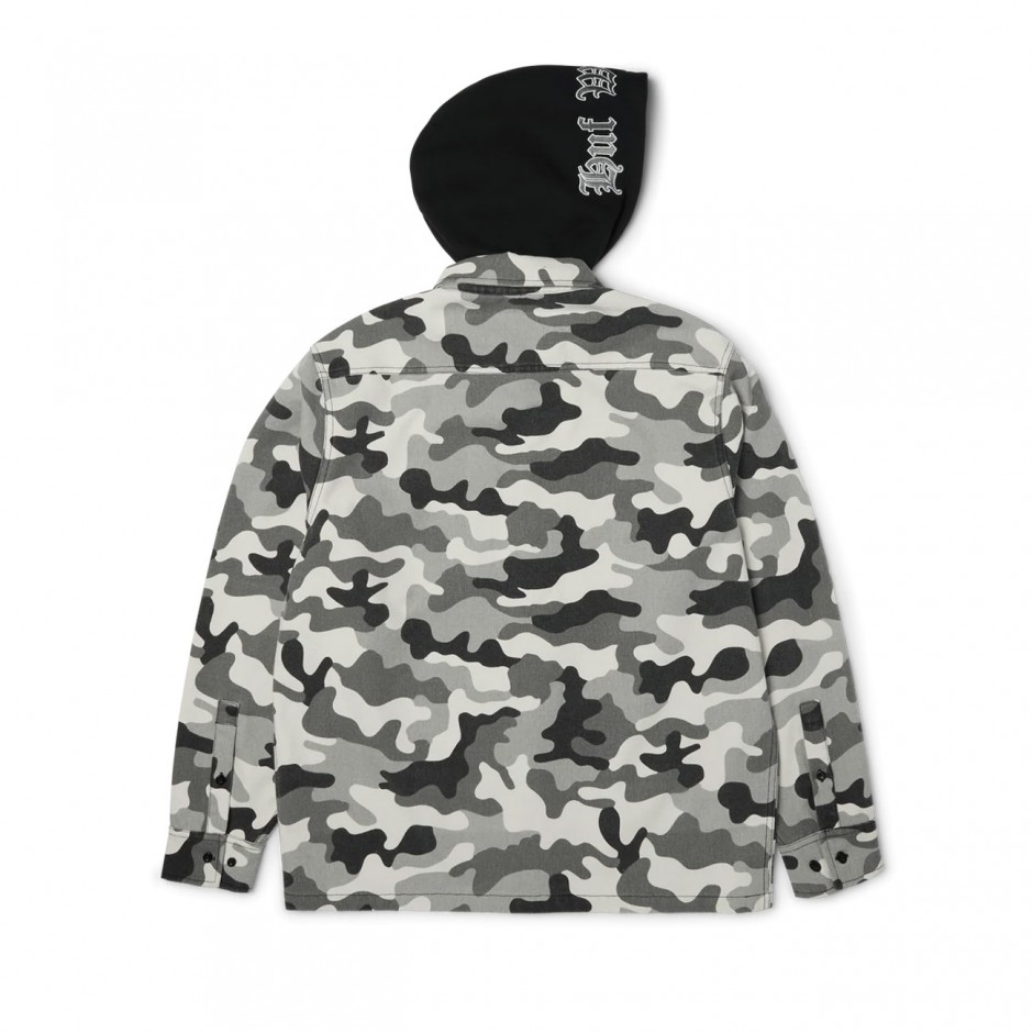 Ανδρικό Overshirt Παραλλαγή - HUF Olympia Camo Hooded