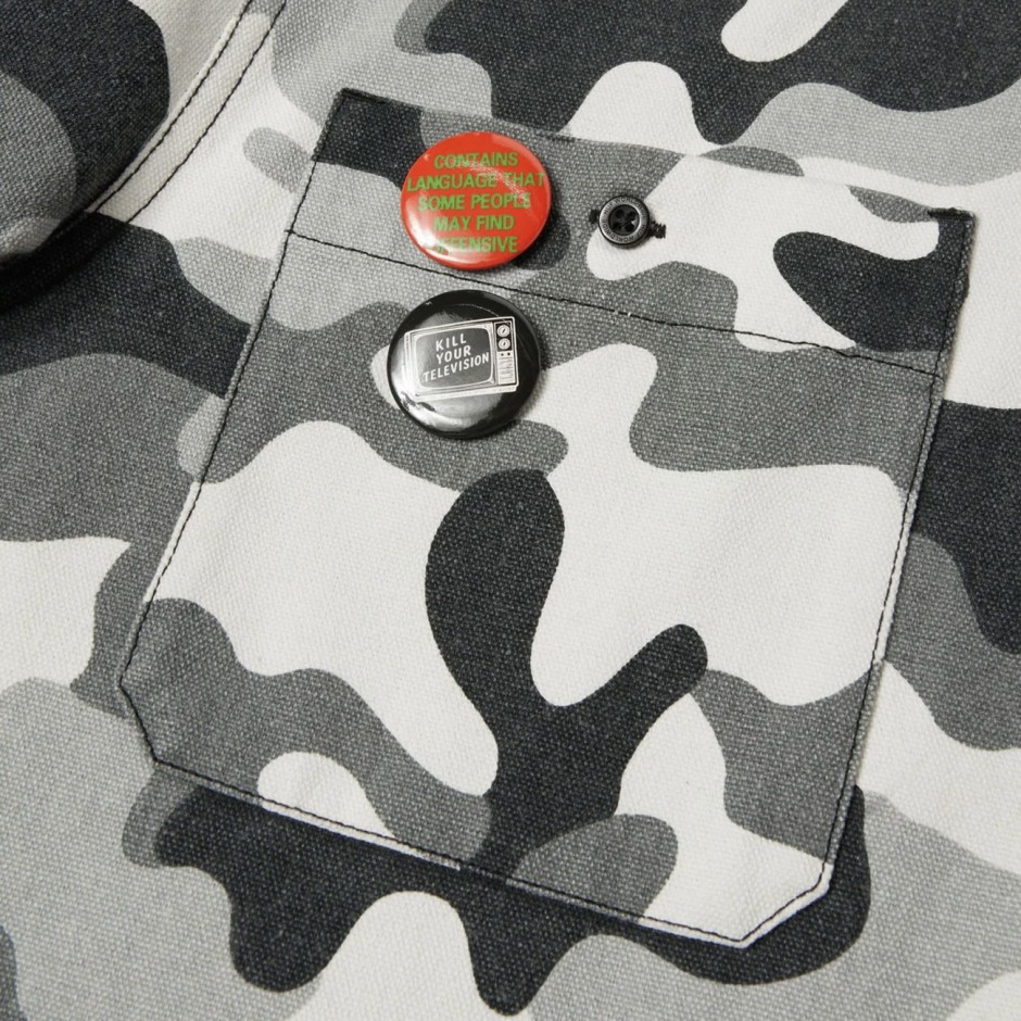 Ανδρικό Overshirt Παραλλαγή - HUF Olympia Camo Hooded