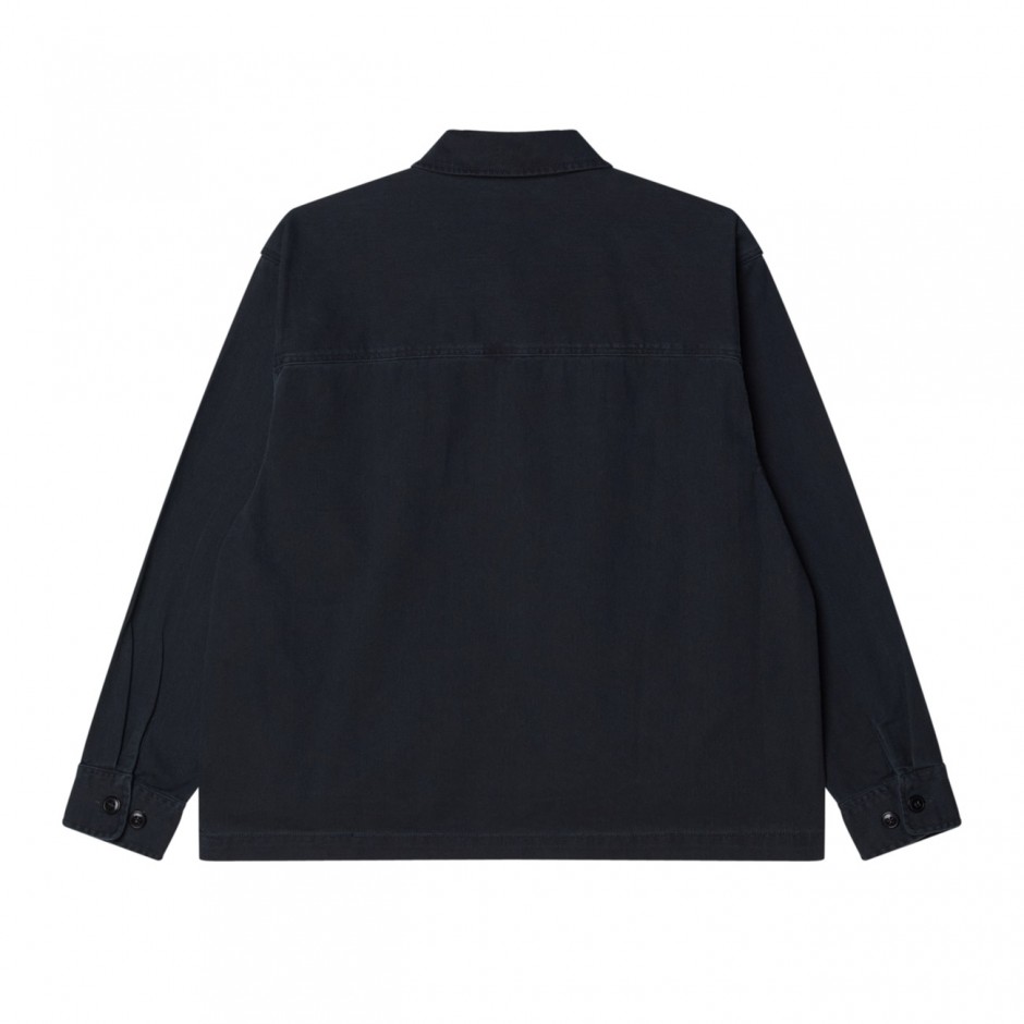 Ανδρικό Πουκάμισο Μαύρο - Obey Harvey Shirt Jacket