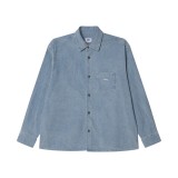 Men's Shirt Blue - Obey Tommy Corduroy Image 