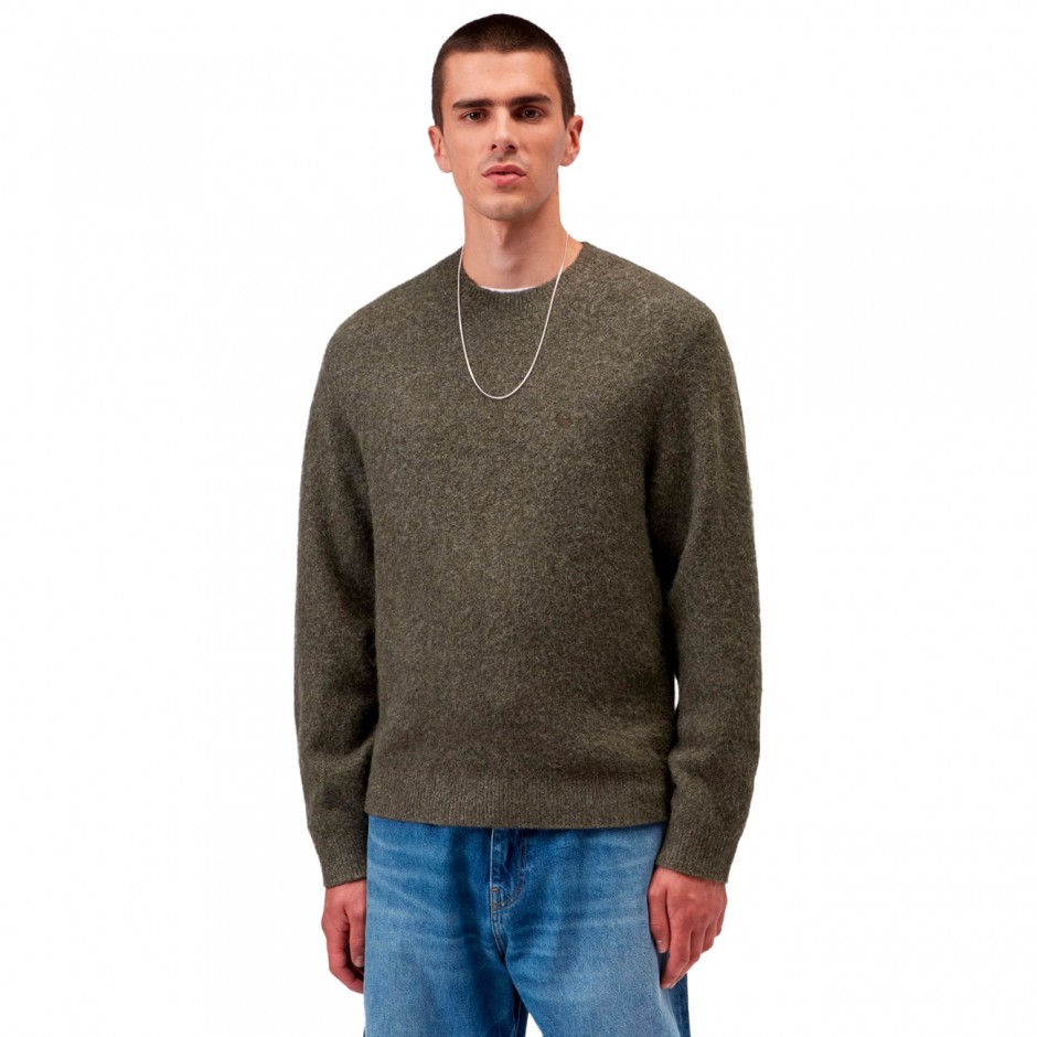 Men's Sweater Brown - Carhartt WIP Curtis