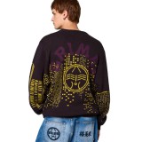 GRIMEY ROYAL PAW KNIT SWEATER GKSW646-BLK Black Image 0