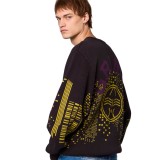 GRIMEY ROYAL PAW KNIT SWEATER GKSW646-BLK Black Image 3