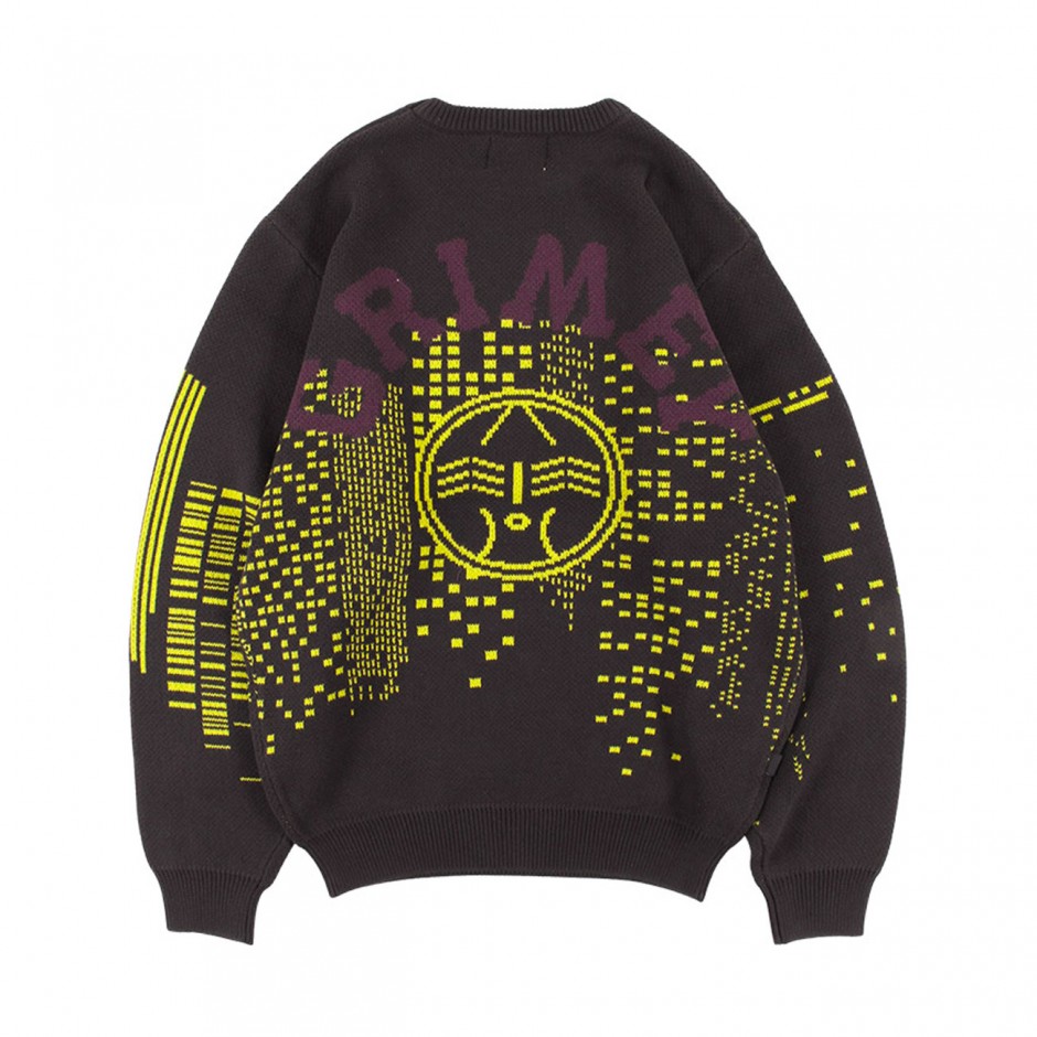 GRIMEY ROYAL PAW KNIT SWEATER GKSW646-BLK Black