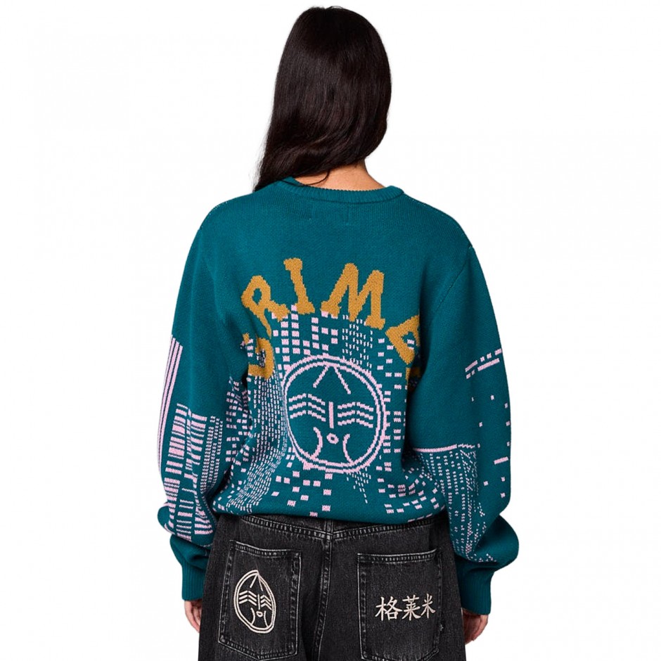 GRIMEY ROYAL PAW KNIT SWEATER GKSW646-GRN Pine