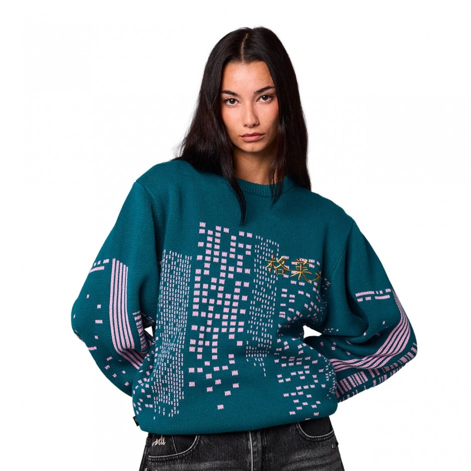 GRIMEY ROYAL PAW KNIT SWEATER GKSW646-GRN Pine