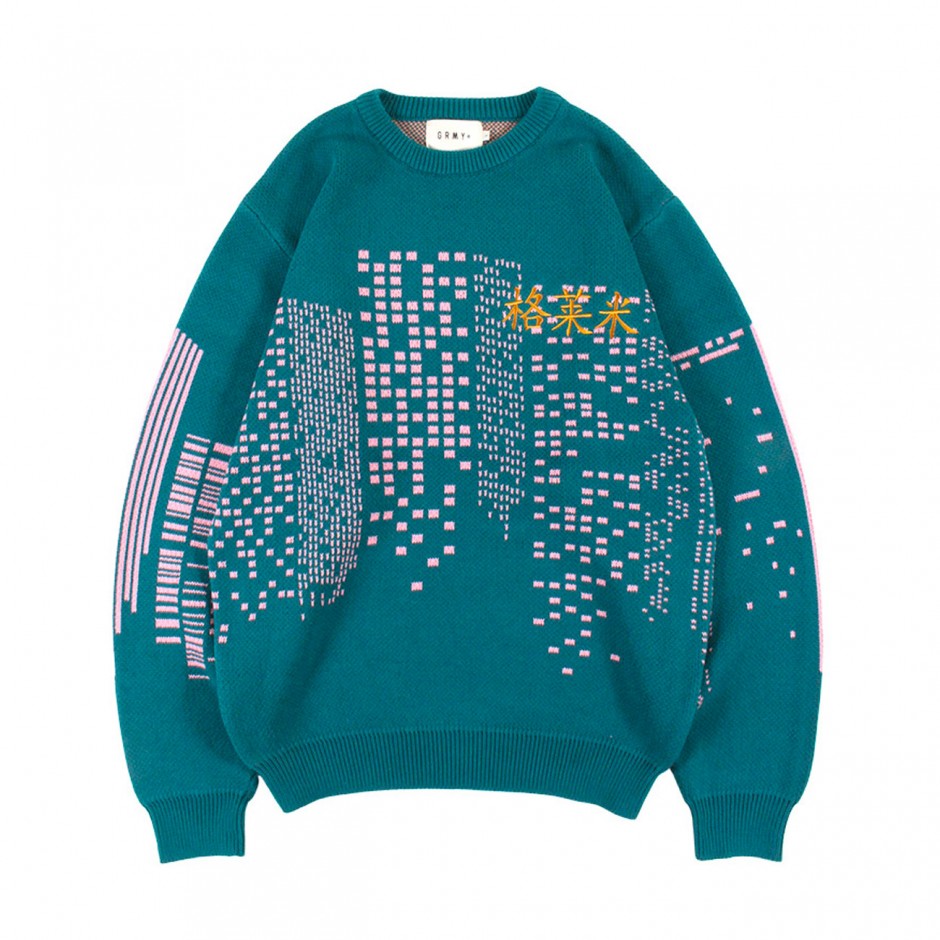 GRIMEY ROYAL PAW KNIT SWEATER GKSW646-GRN Pine