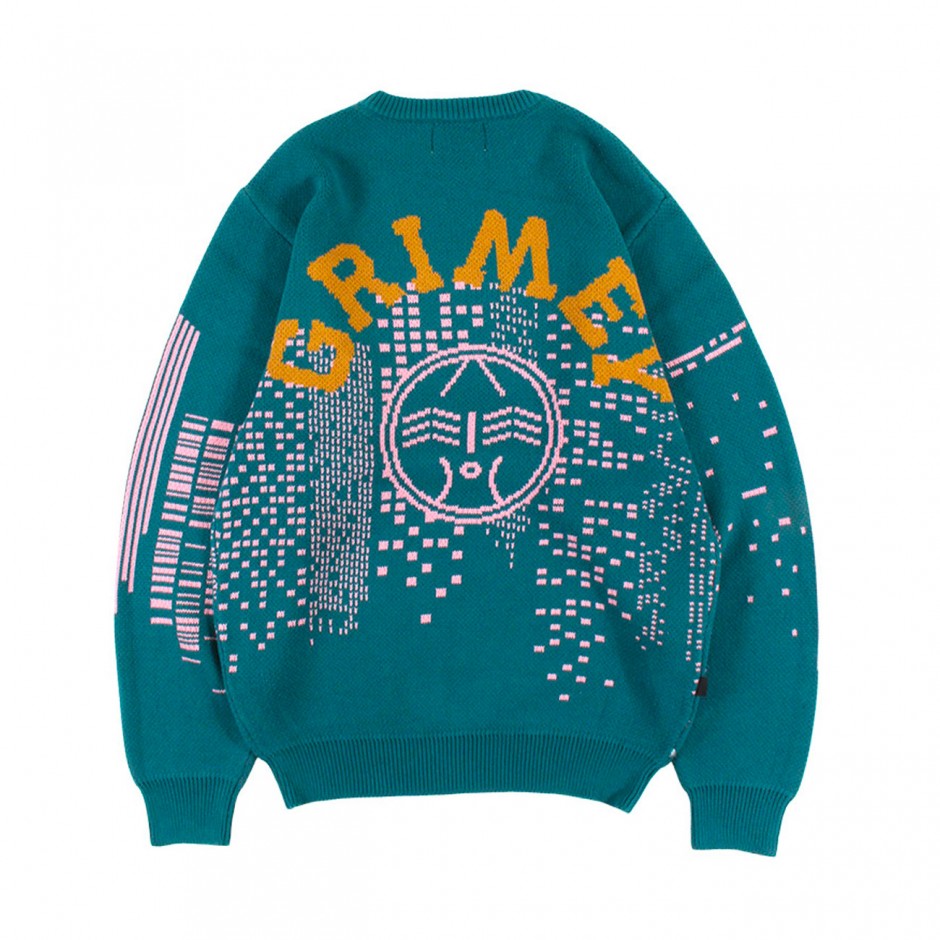 GRIMEY ROYAL PAW KNIT SWEATER GKSW646-GRN Pine