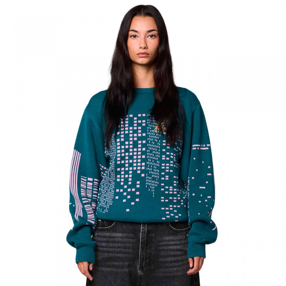GRIMEY ROYAL PAW KNIT SWEATER GKSW646-GRN Pine