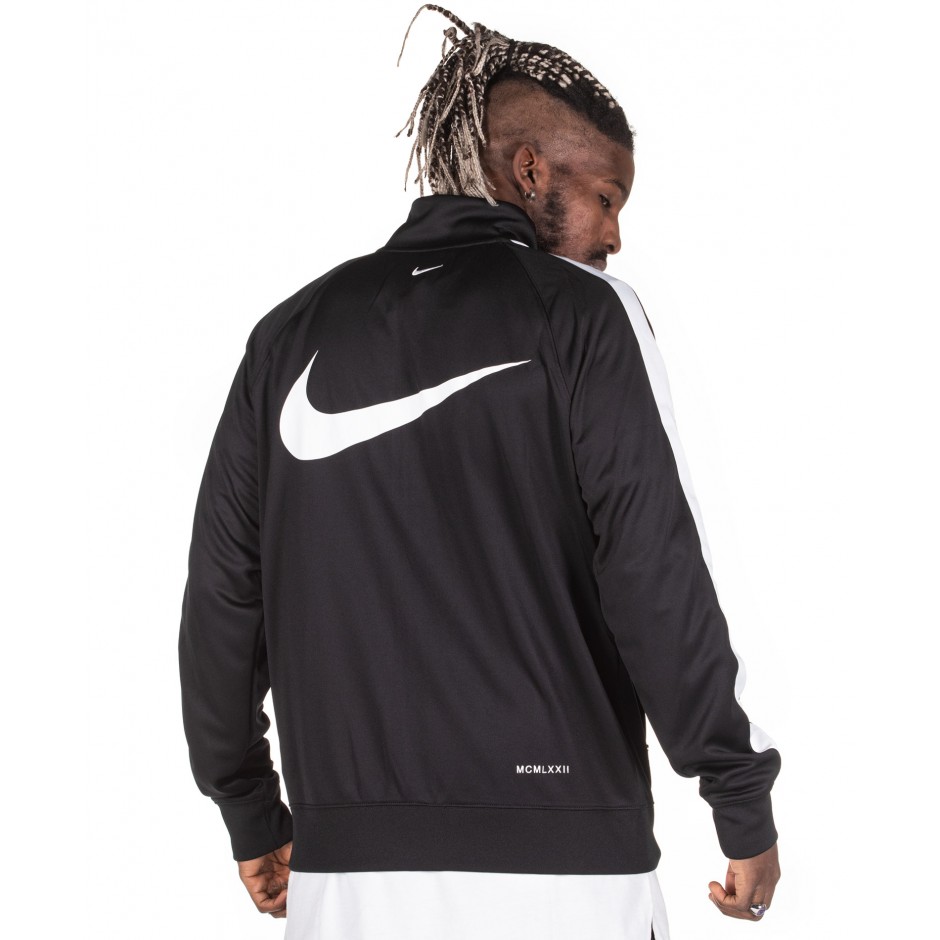 NIKE SPORTSWEAR SWOOSH MEN'S JACKET CJ4884-010 Μαύρο