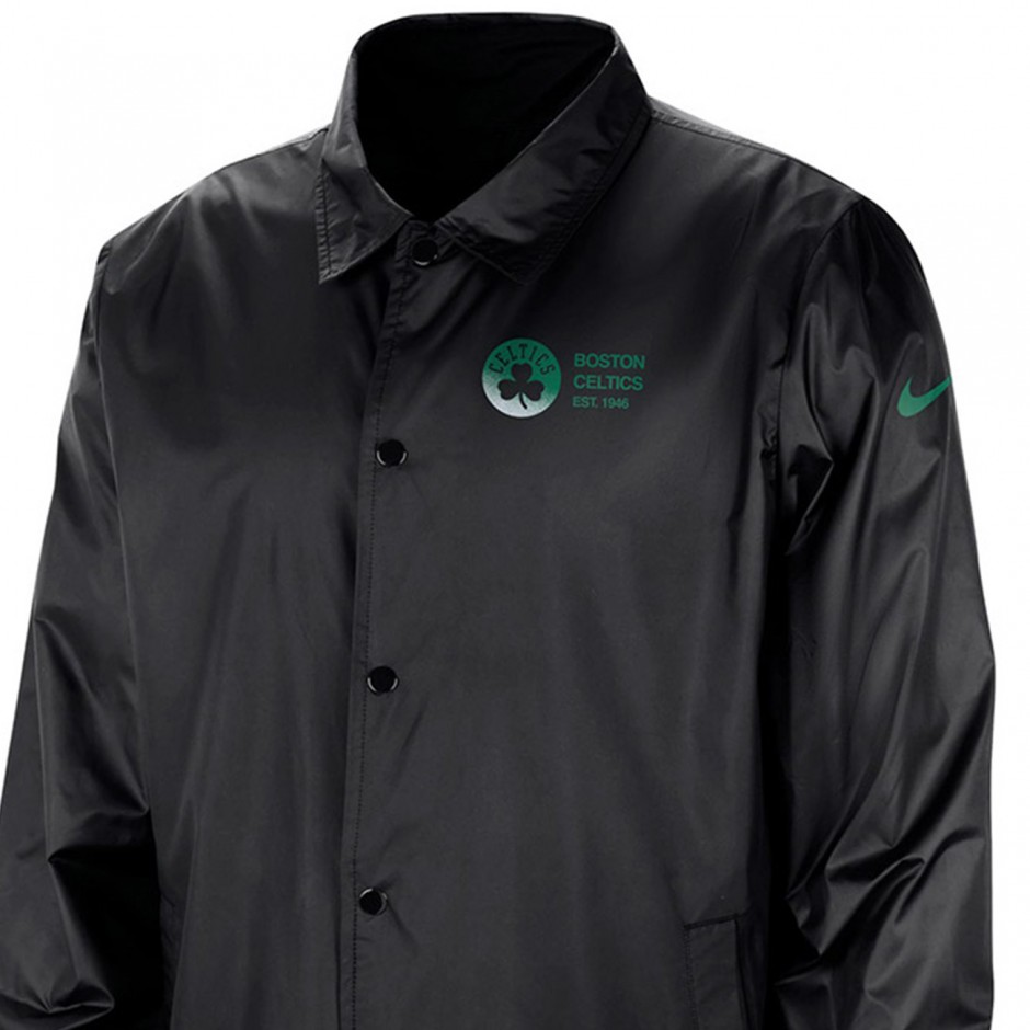 Ανδρική Ζακέτα Μαύρη - Nike Boston Celtics Coaches Courtside 