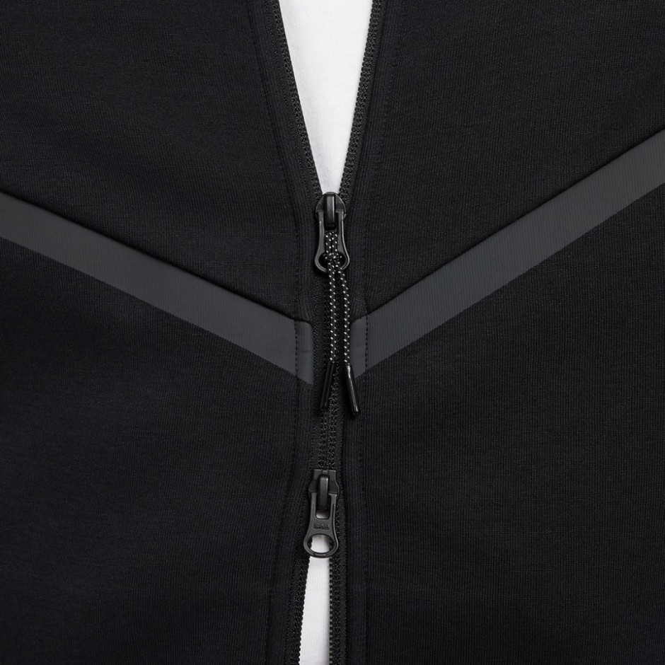 NIKE M NK TCH FLC FZ WR HOODIE HV0949-010 Black