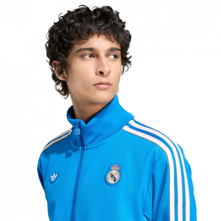 Ανδρική Ζακέτα Μπλε - adidas Performance Real Madrid Terrace Icons