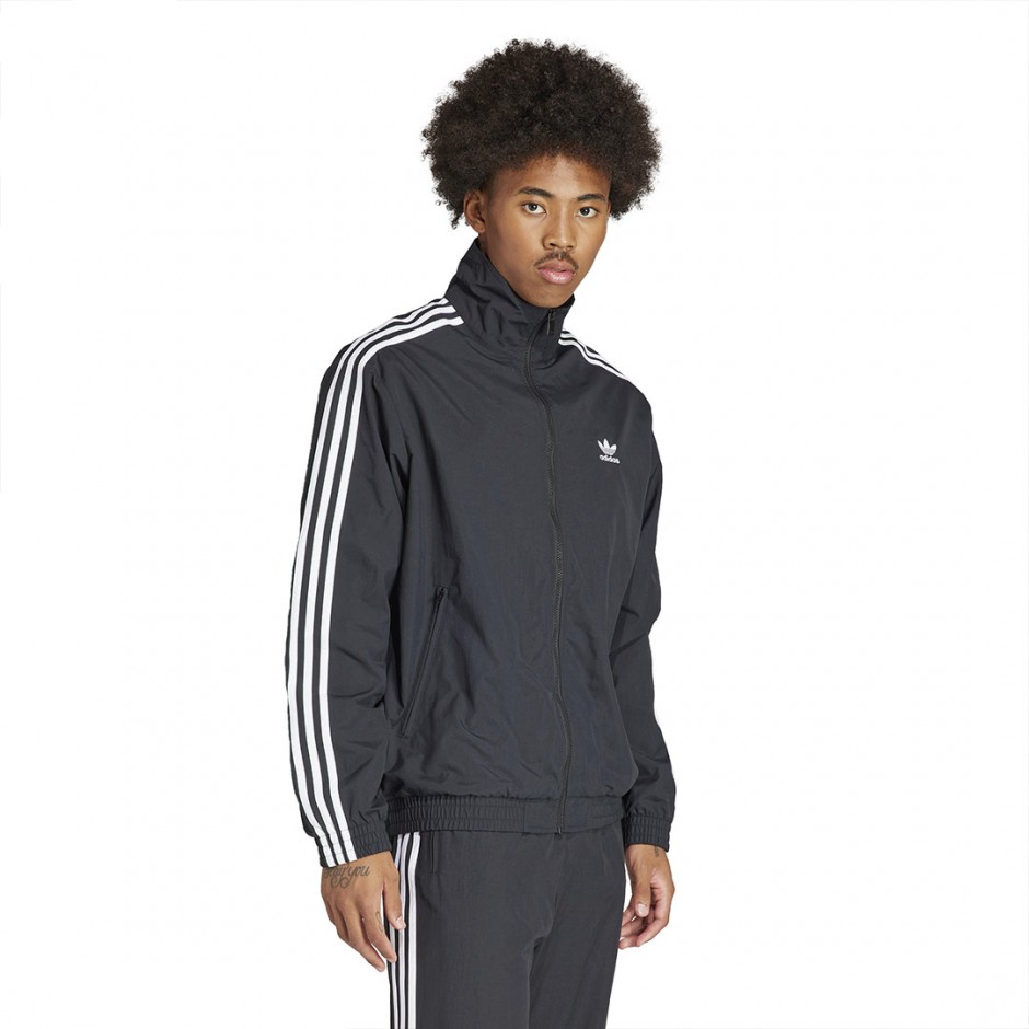 Ανδρική Ζακέτα Μαύρη - adidas Originals Adicolor Woven Firebird