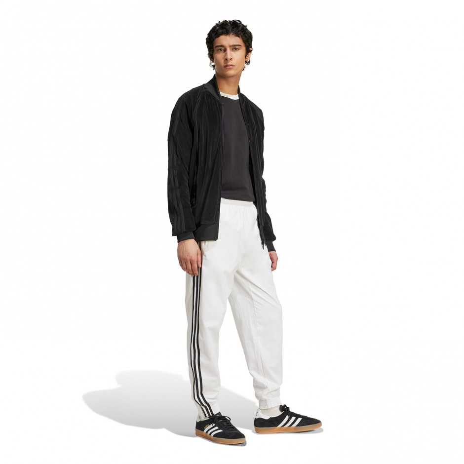Ανδρική Ζακέτα Μαύρη - adidas Originals SST Adicolor Velour