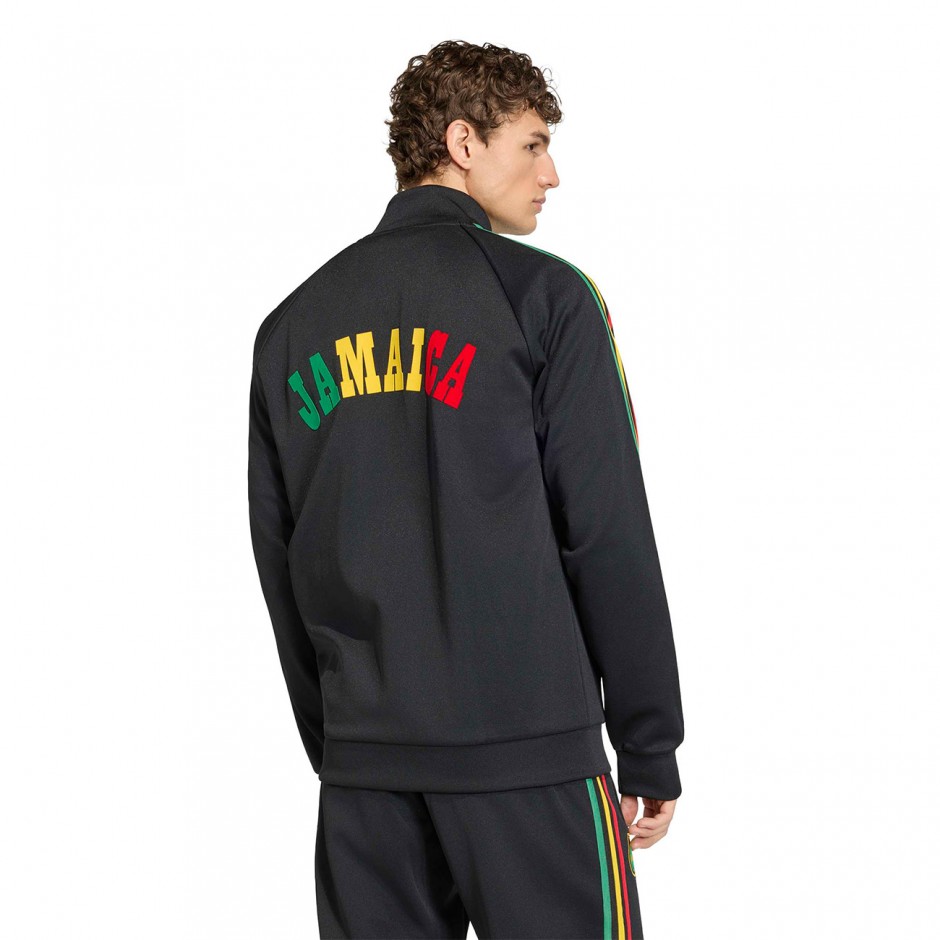 Ανδρική Ζακέτα Μαύρη - adidas Originals Jamaica x Bob Marley